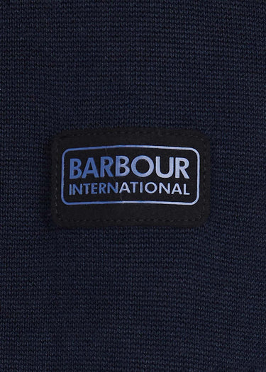 Barbour International Truien Cotton half zip knit - international navy