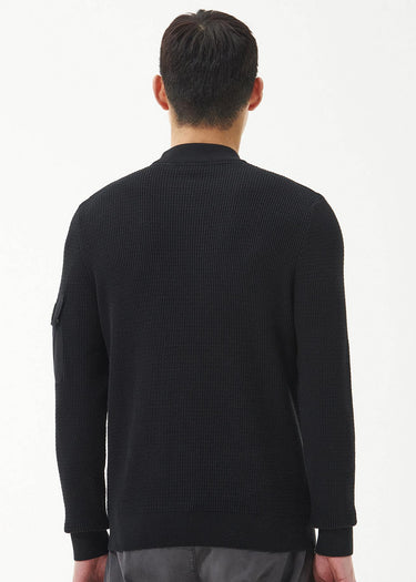 Barbour International Truien Texture crew - black