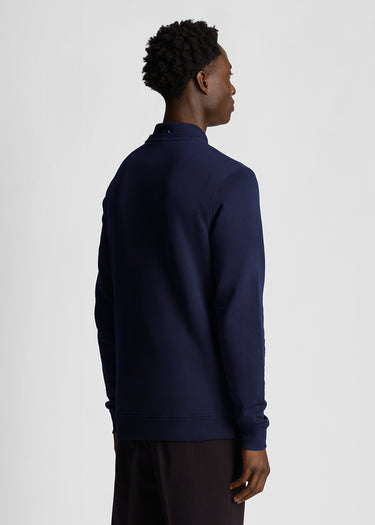 Lyle & Scott Truien Tonal eagle crew neck sweatshirt - dark navy