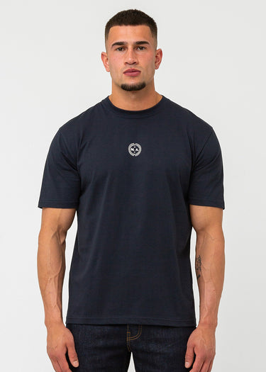 Marshall Artist T-shirts UK ism map t-shirt - navy
