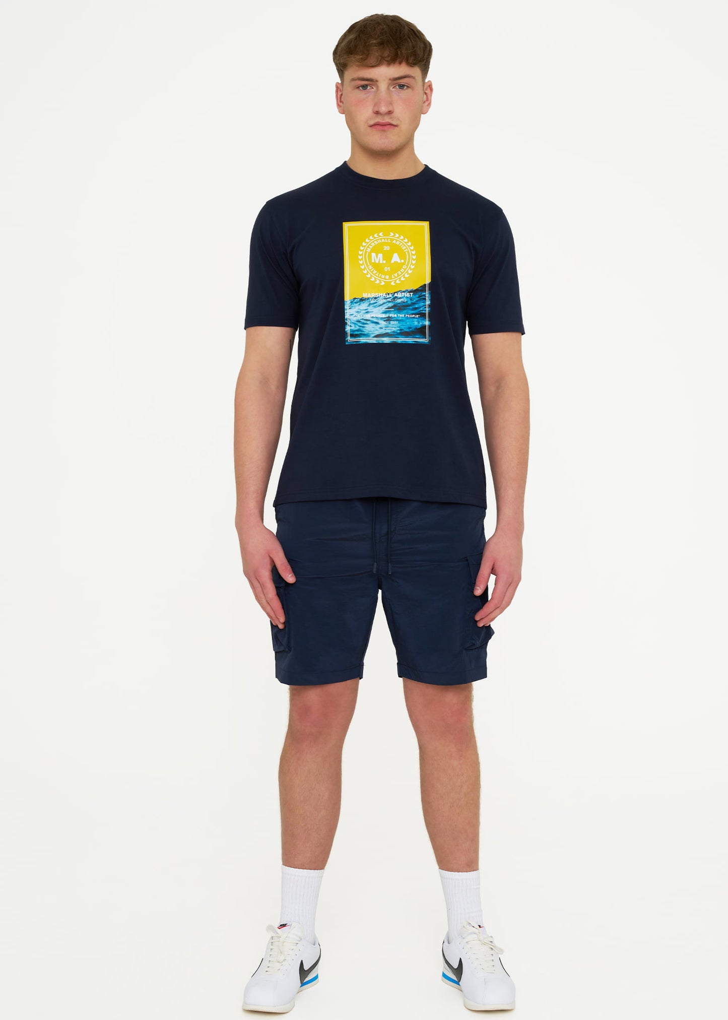 Marshall Artist T-shirts Caunte t-shirt - navy