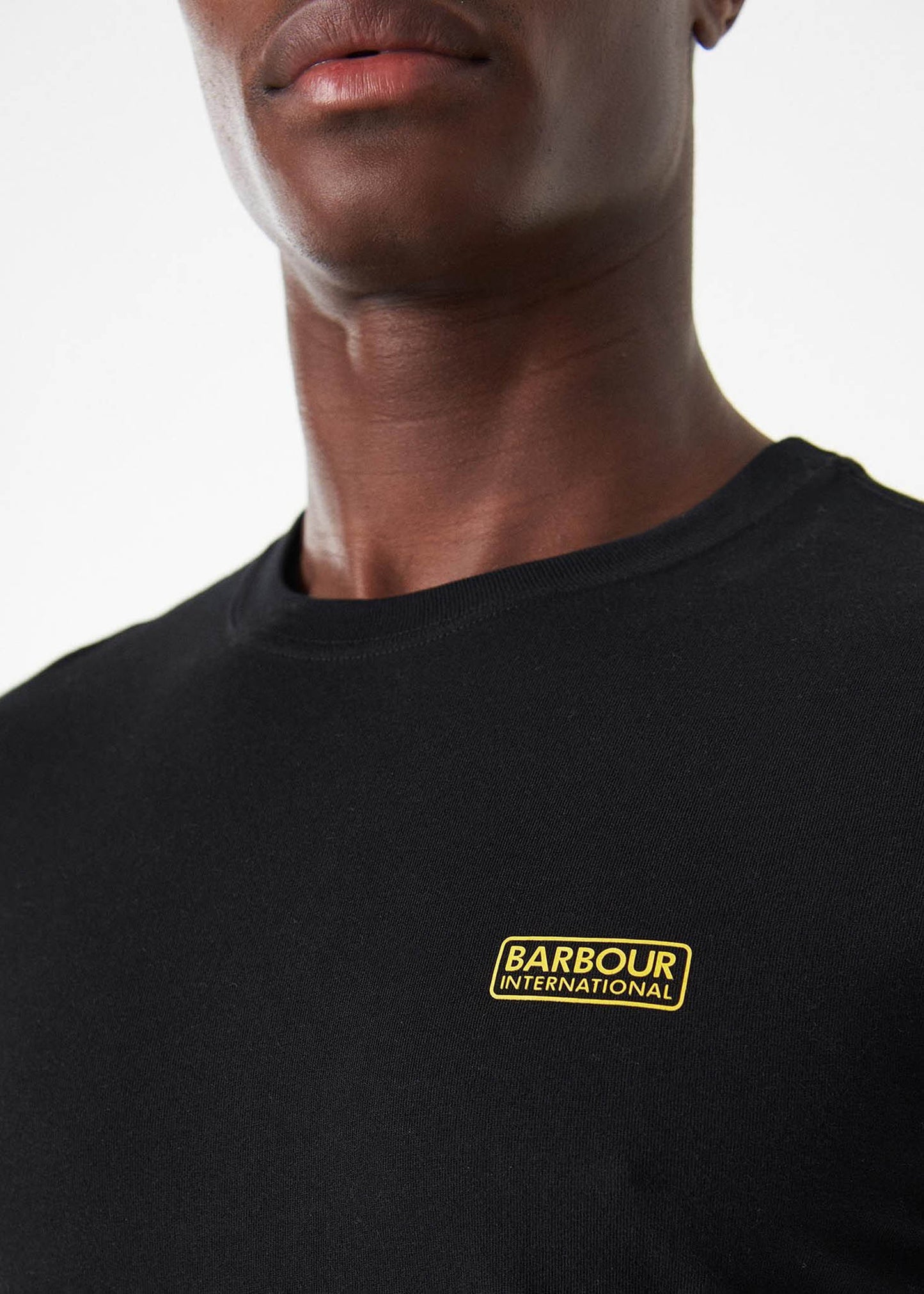 Barbour International T-shirts Small logo tee - black