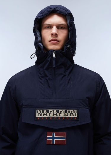 Napapijri Jassen Winter Rainforest overhead jacket next - blue marine