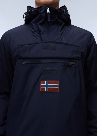 Napapijri Jassen Winter Rainforest overhead jacket next - blue marine
