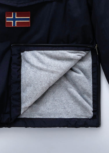 Napapijri Jassen Winter Rainforest overhead jacket next - blue marine