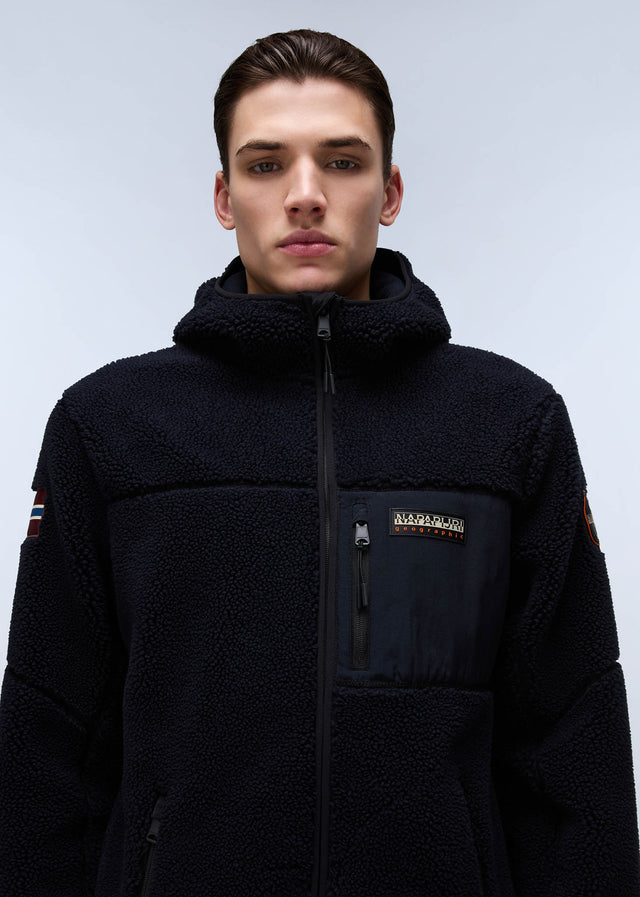 Napapijri Jassen Yupik full zip hoodie - black
