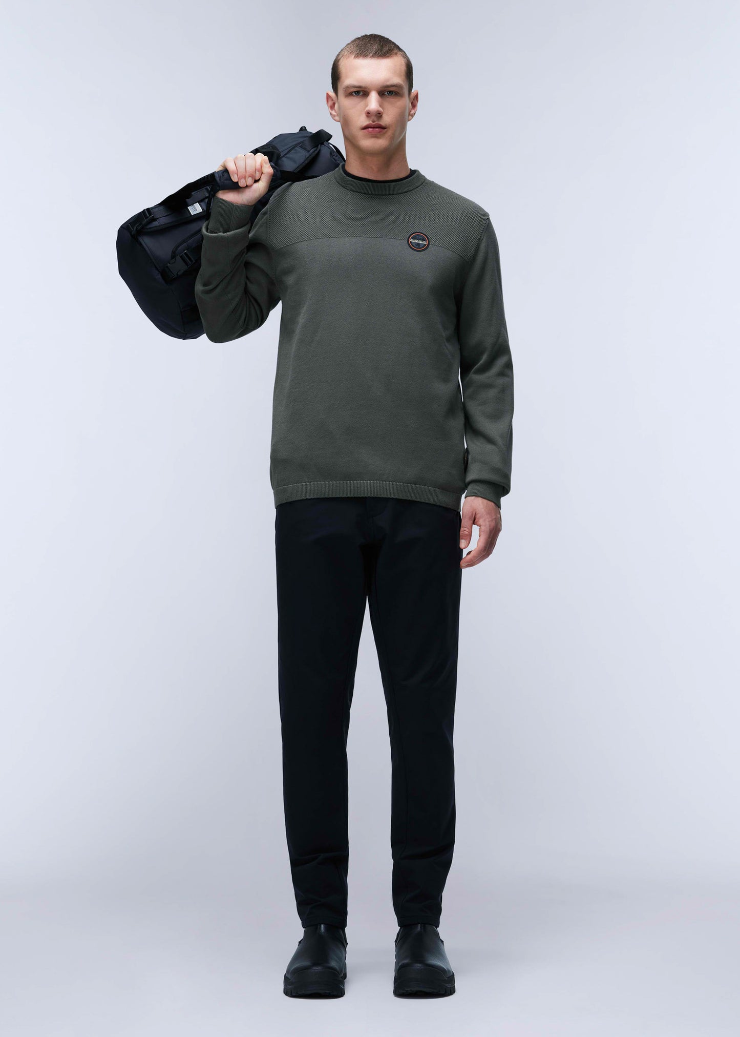 Napapijri Truien Derri crewneck sweater - green urban
