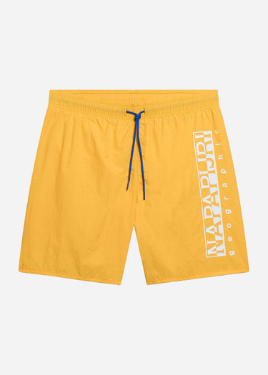 Napapijri Zwembroeken  Box swim short - yellow kumquat