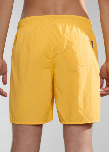 Napapijri Zwembroeken  Box swim short - yellow kumquat
