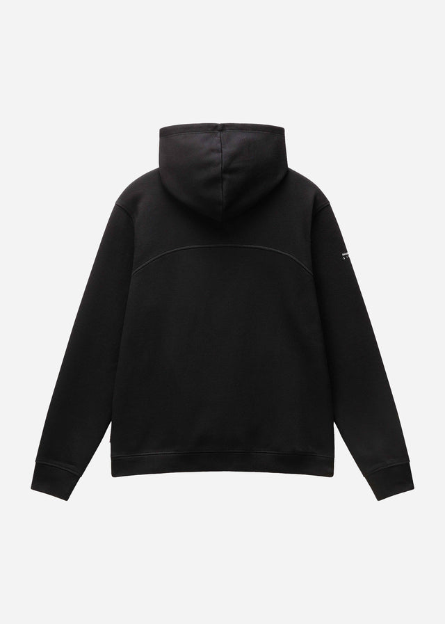 Napapijri Hoodies Badge halfzip hoodie - black