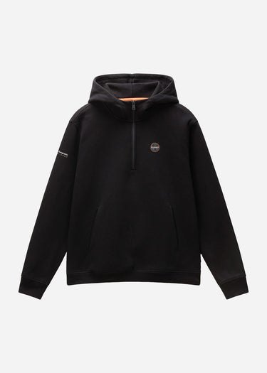 Napapijri Hoodies Badge halfzip hoodie - black