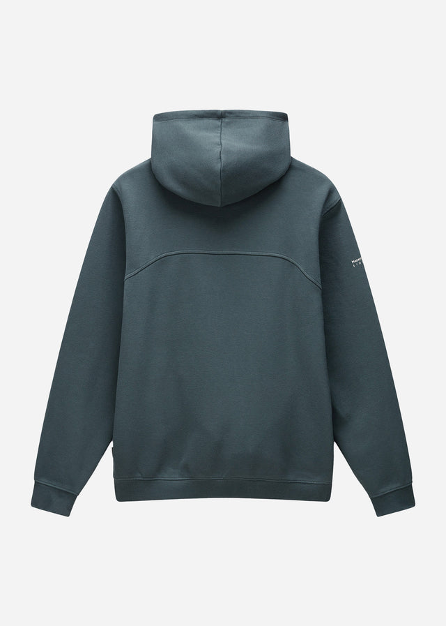 Napapijri Hoodies Badge halfzip hoodie - green urban