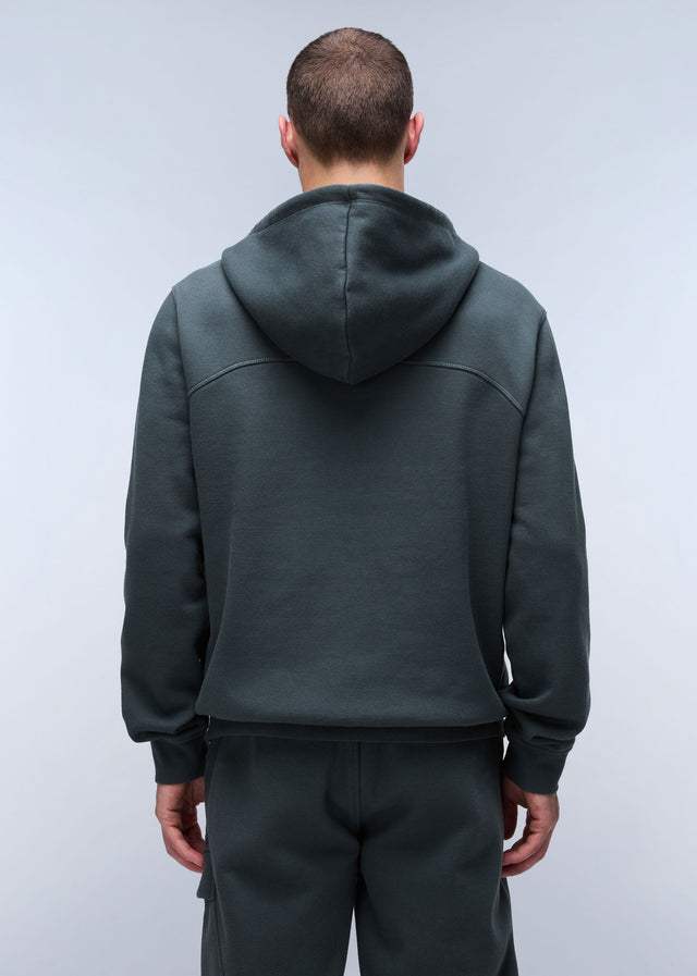 Napapijri Hoodies Badge halfzip hoodie - green urban