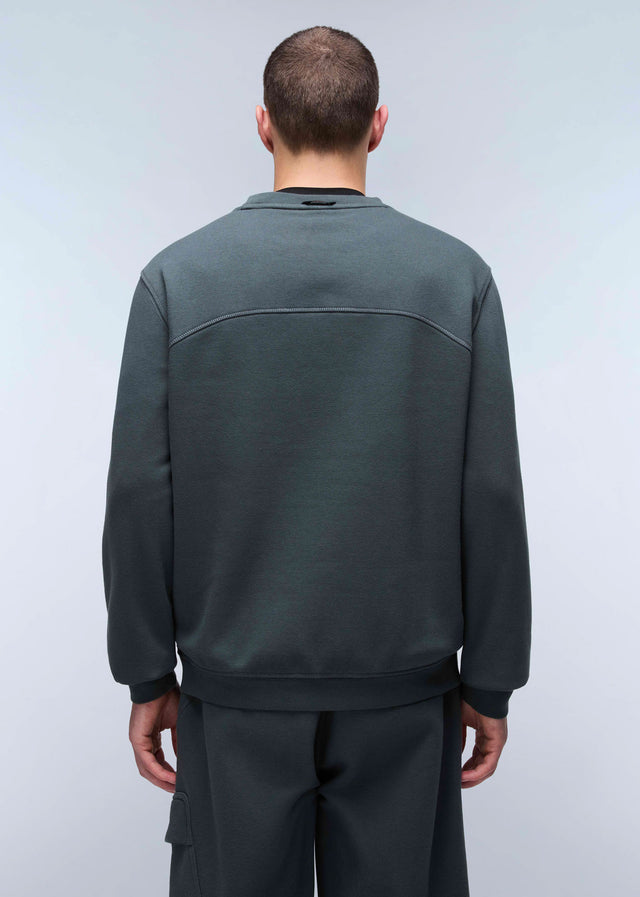 Napapijri Truien Badge crewneck sweater - green urban