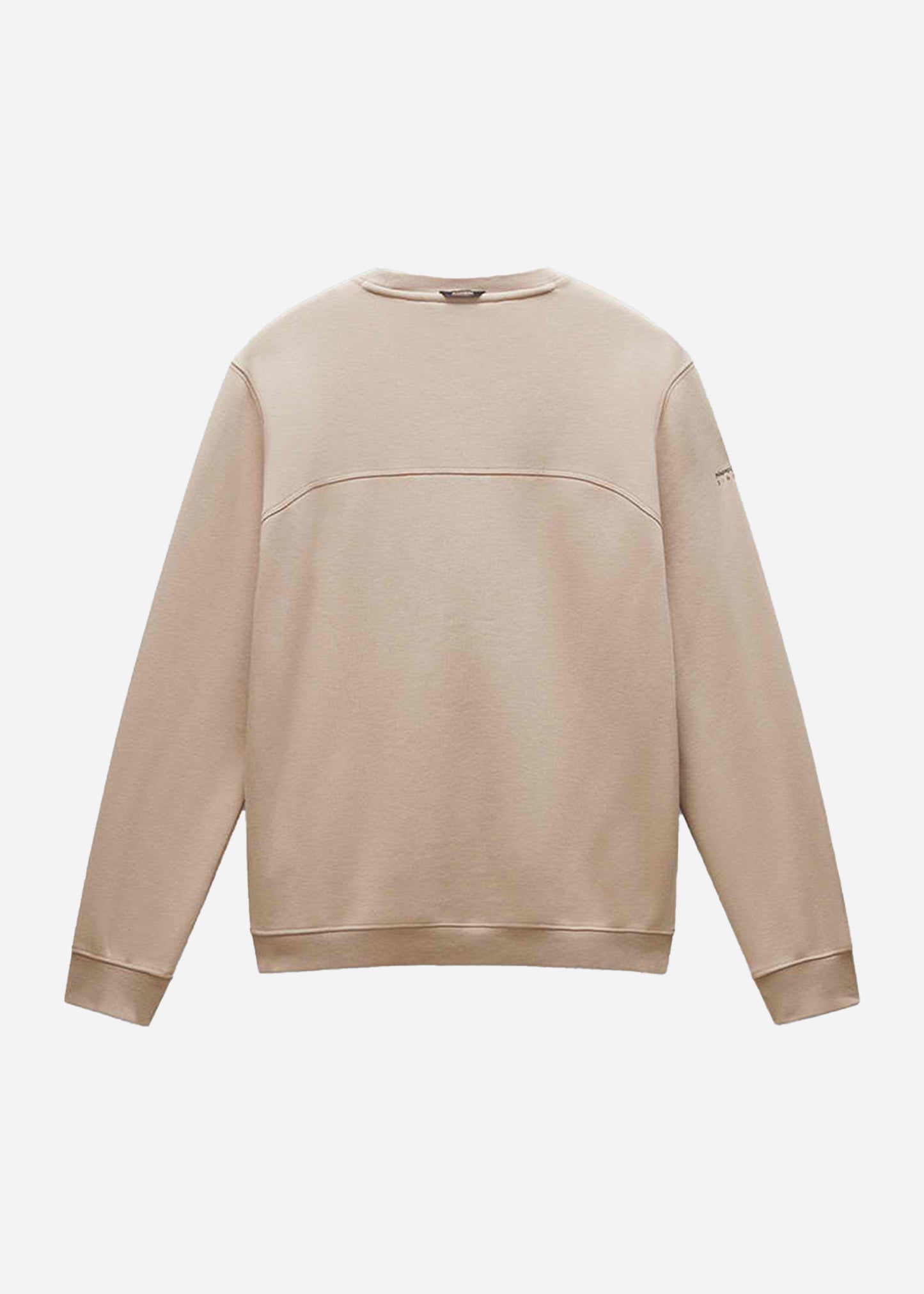 Napapijri Truien Badge crewneck sweater - beige rocky