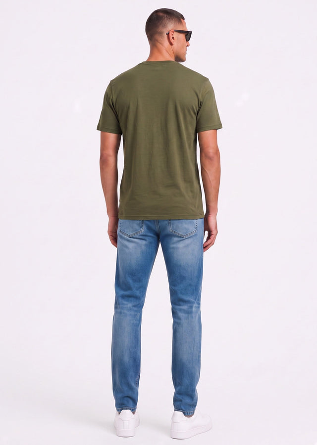 Napapijri T-shirts S bollo ss 3 - olive night