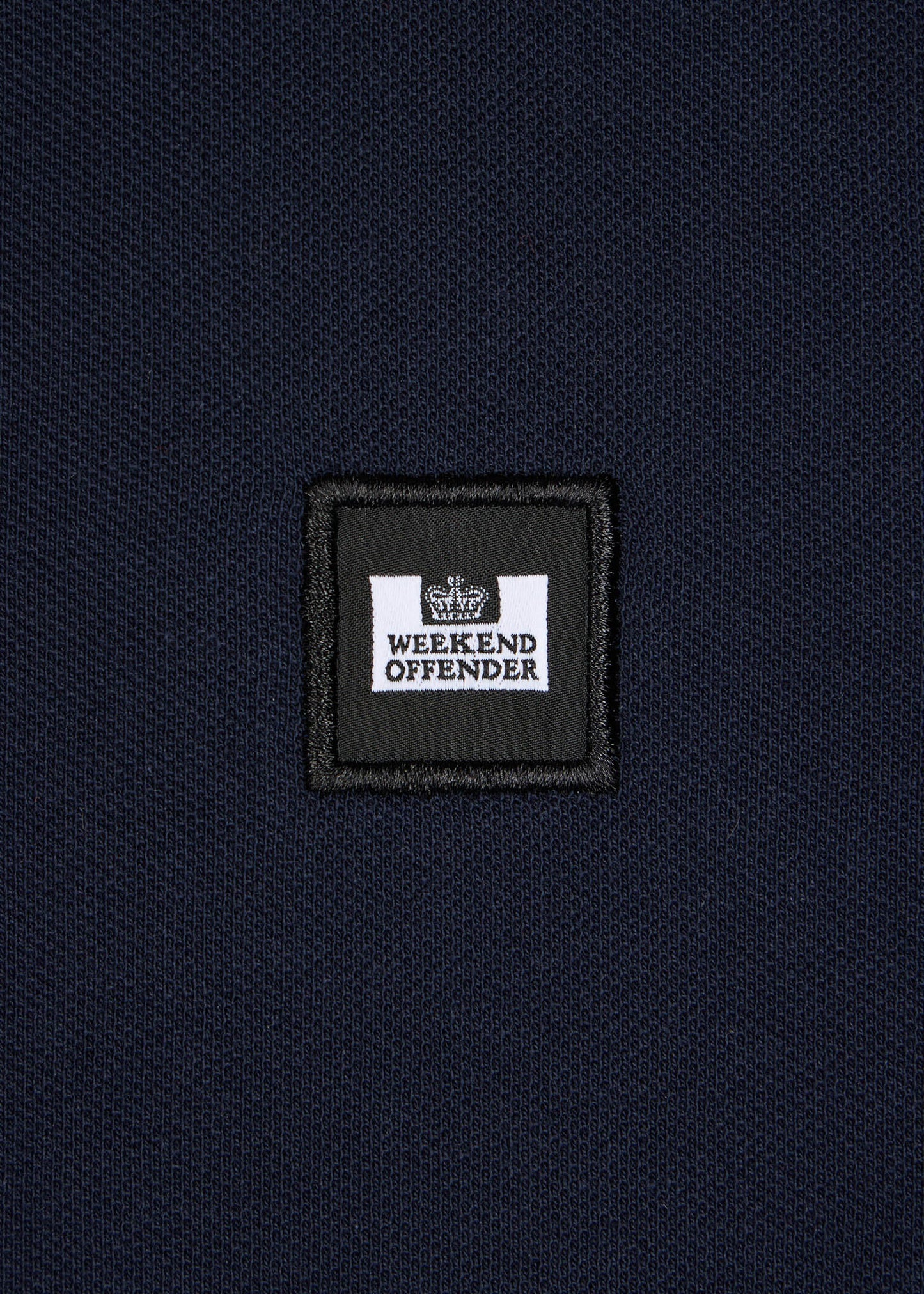 Weekend Offender Polo's Costa - navy blue house check