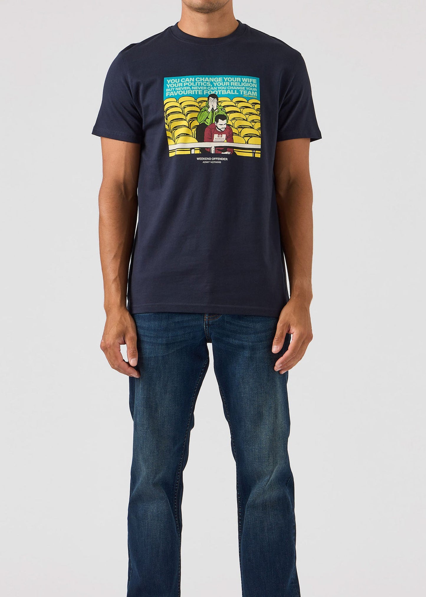 Weekend Offender T-shirts Eric - Navy
