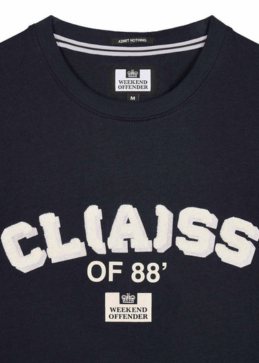 Weekend Offender T-shirts Class of 88 - navy
