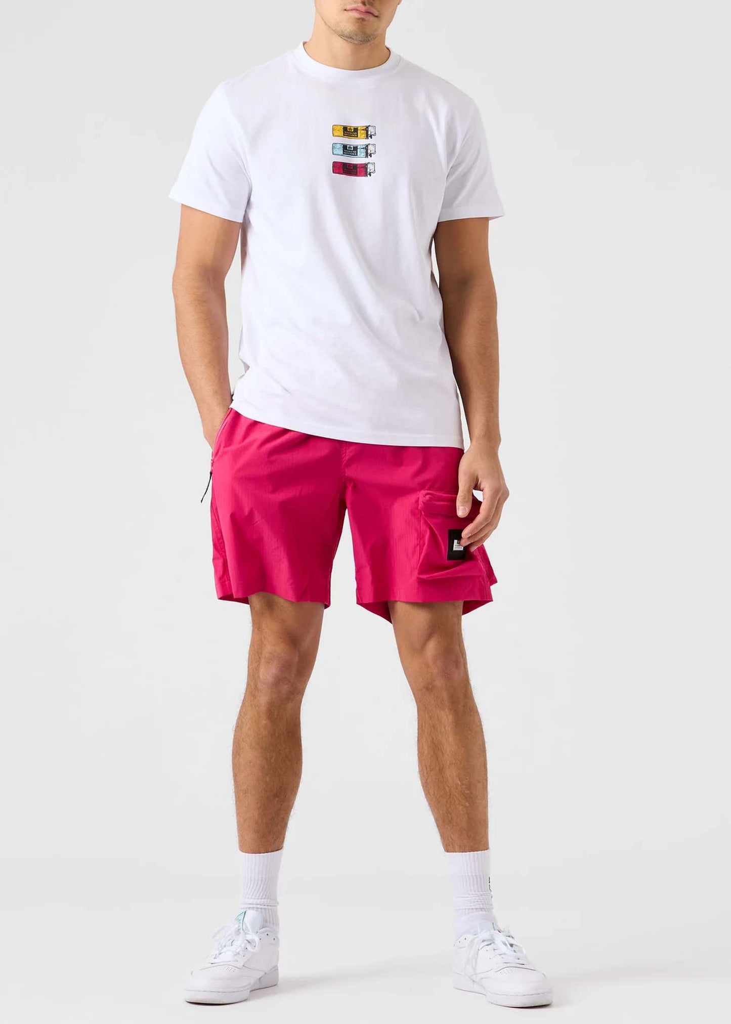 Weekend Offender T-shirts Clipper - white