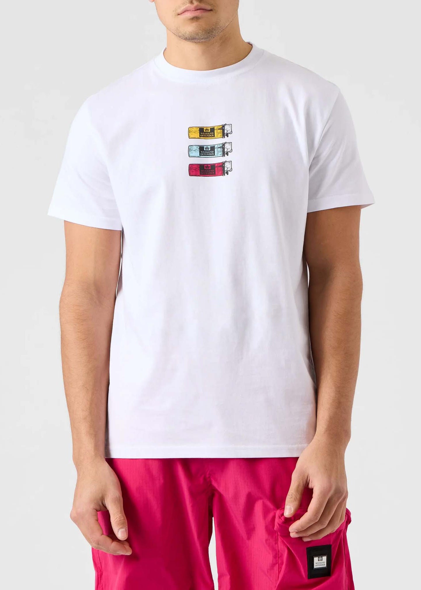 Weekend Offender T-shirts Clipper - white