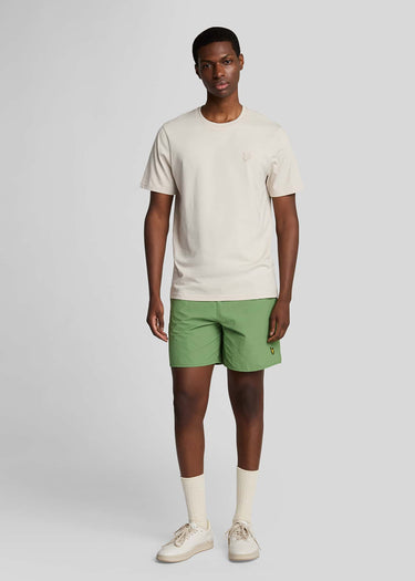 Lyle & Scott Zwembroeken Plain swimshort - smoke green