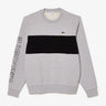 Lacoste Truien Colorblock sweater - silver chine black
