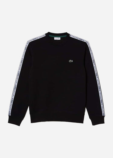Lacoste Truien Contrast stripe sweater - black
