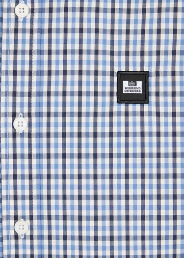 Weekend Offender Overhemden Lisbon - blue house check