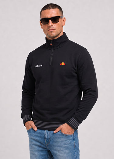 Ellesse Truien Verazo quarter zip top - black
