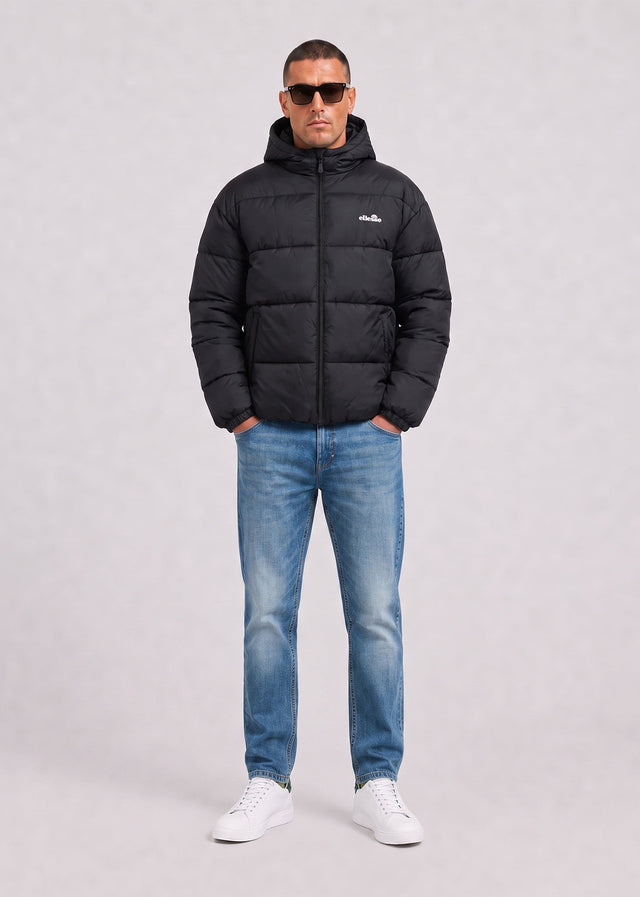Ellesse Jassen Civiglio puffer jacket - black