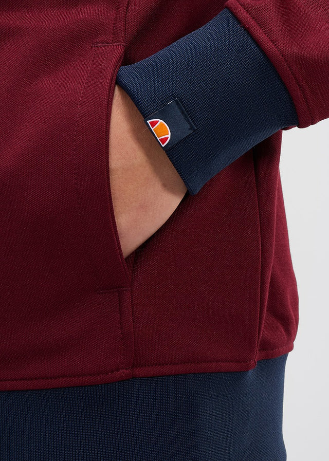 Ellesse Vesten Roma track top - burgundy