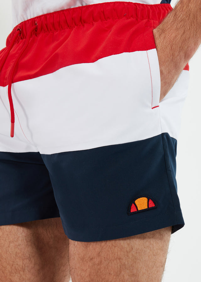 Ellesse Zwembroeken Cielo swimshort - red navy white