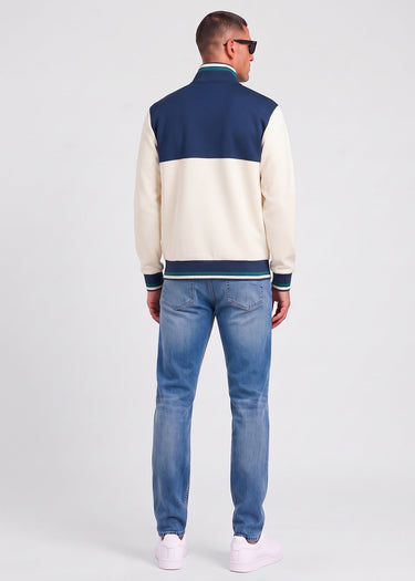 Ellesse Vesten Vignola track top - ecru/navy
