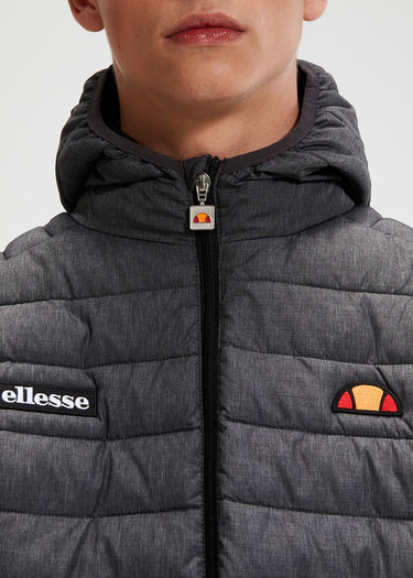 Ellesse Jassen Lombardy padded jacket - dark grey marl