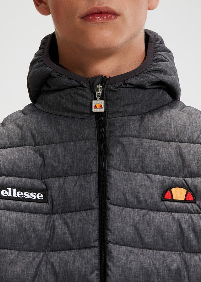 Ellesse Jassen Lombardy padded jacket - dark grey marl