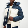 Ellesse Jassen Herald padded jacket - navy off white