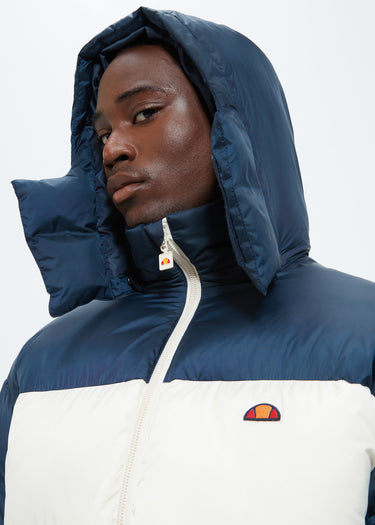 Ellesse Jassen Herald padded jacket - navy off white