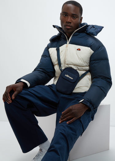 Ellesse Jassen Herald padded jacket - navy off white
