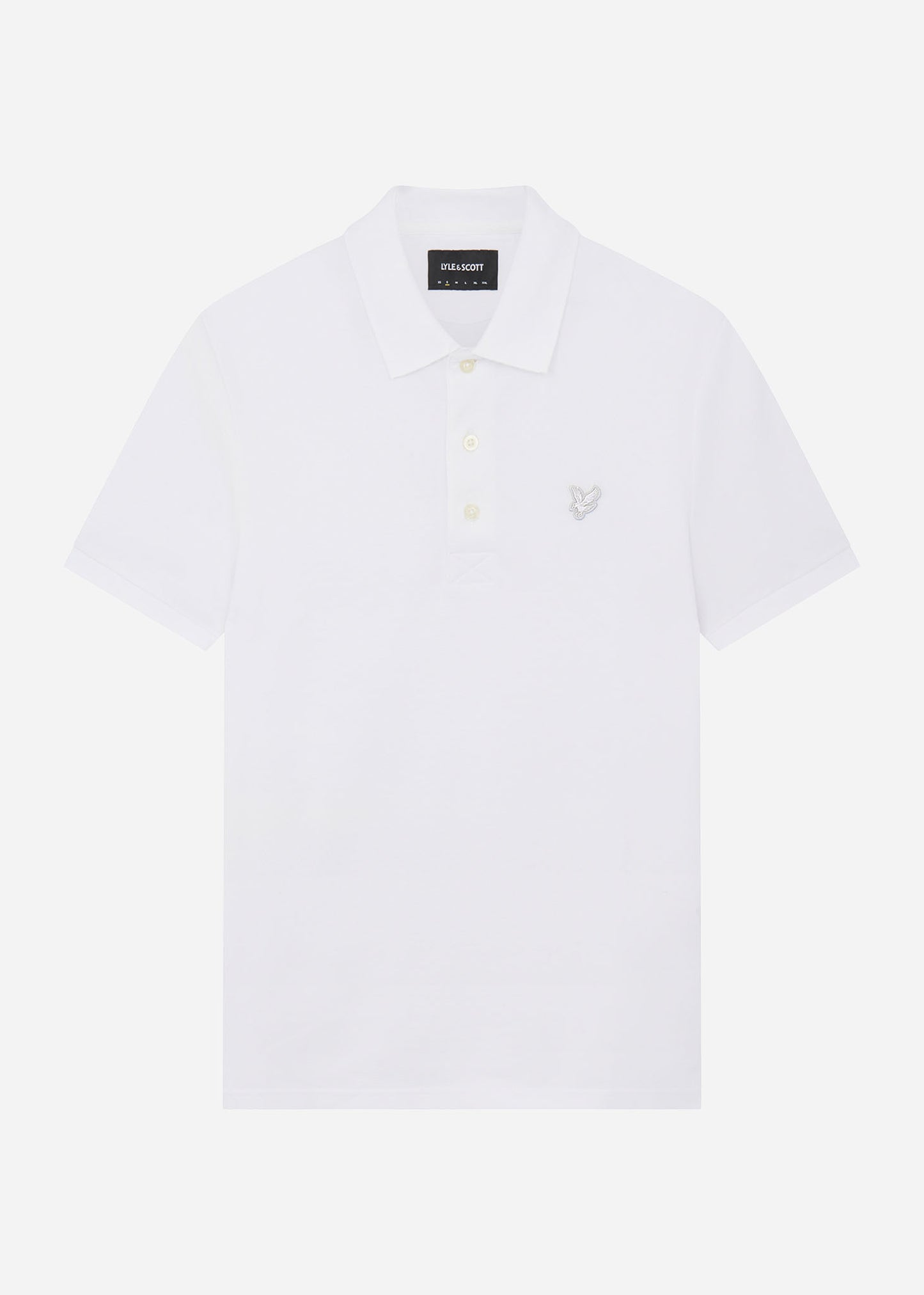 Lyle & Scott Polo's Tonal eagle polo shirt - white