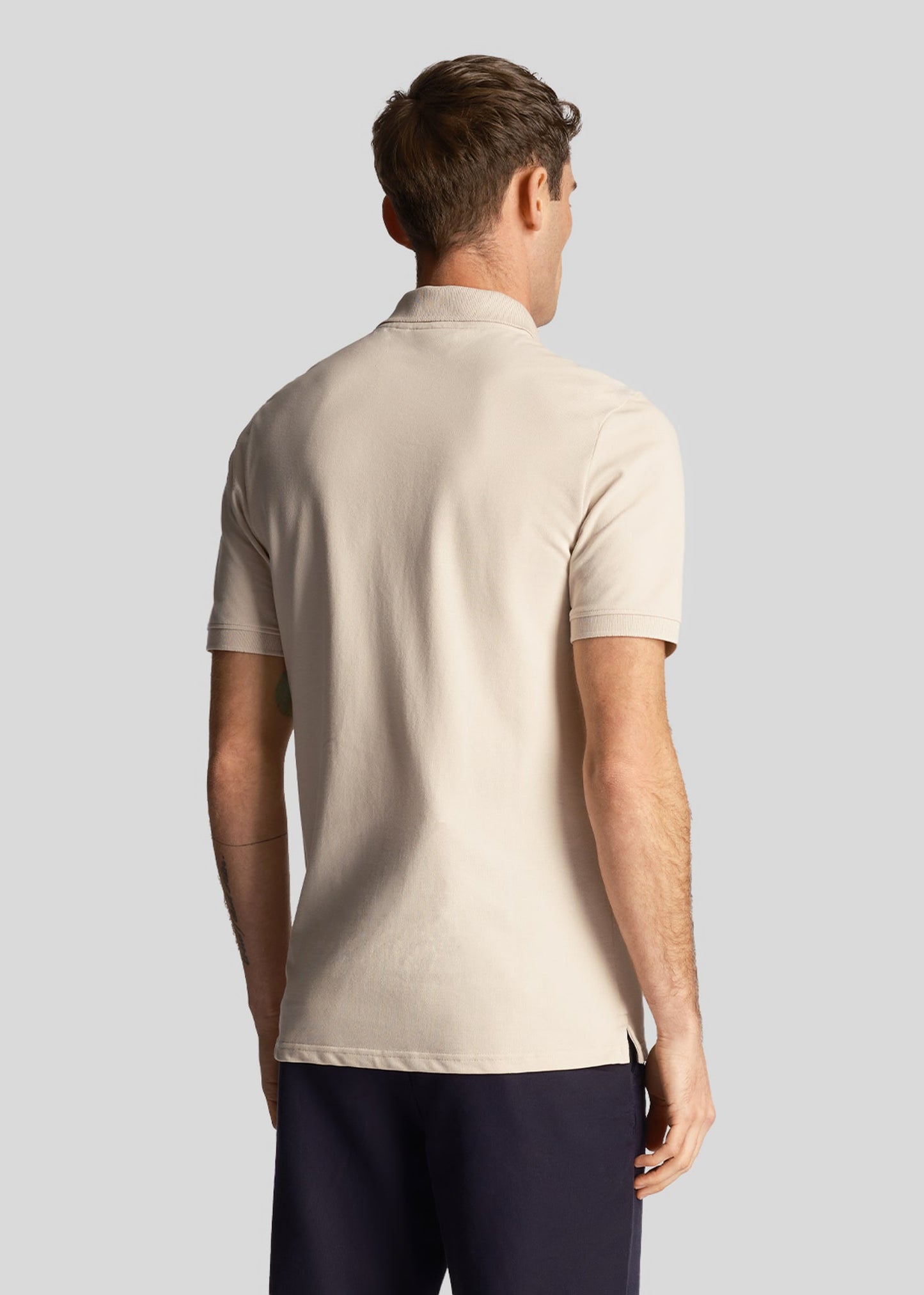 Lyle & Scott Polo's Tonal eagle polo shirt - cove