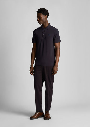 Lyle & Scott Polo's Tonal eagle polo shirt - dark navy