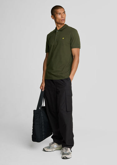 Lyle & Scott Polo's Plain polo shirt - olive