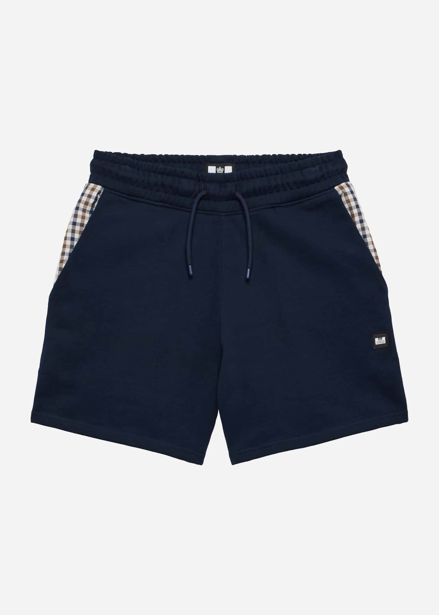Weekend Offender Korte Broeken Pankow - navy mid house check