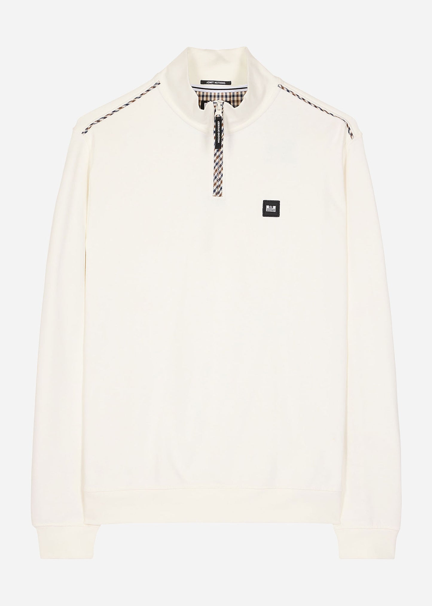 Weekend Offender Truien Matisa - winter white house check