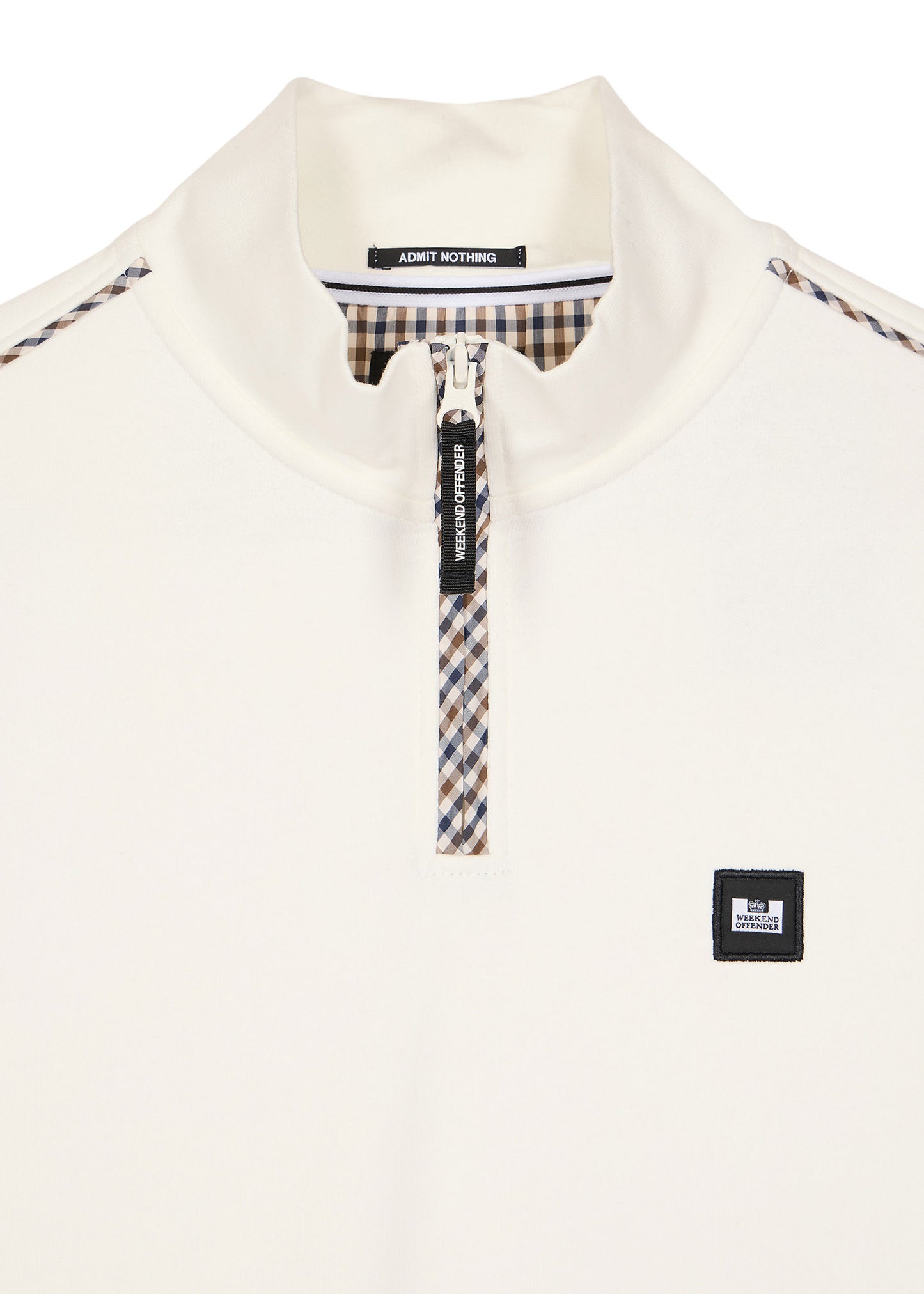 Weekend Offender Truien Matisa - winter white house check