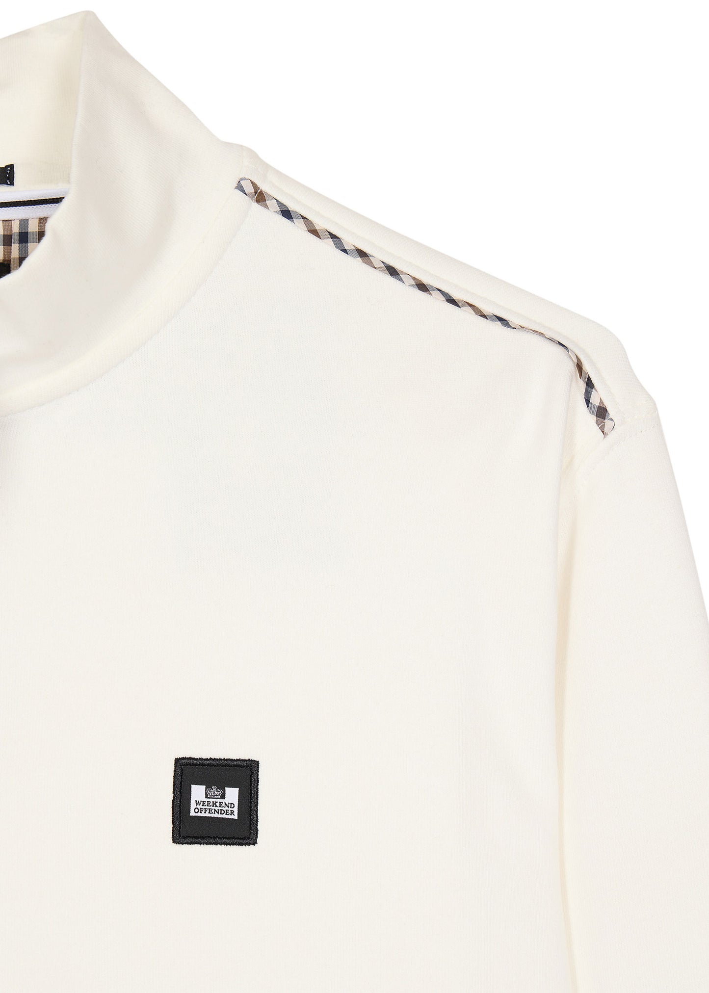 Weekend Offender Truien Matisa - winter white house check