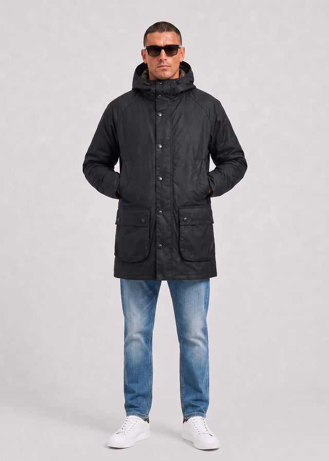 Barbour Jassen Barbour bedale wax parka - navy