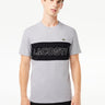 Lacoste T-shirts Colorblock t-shirt - silver chine black