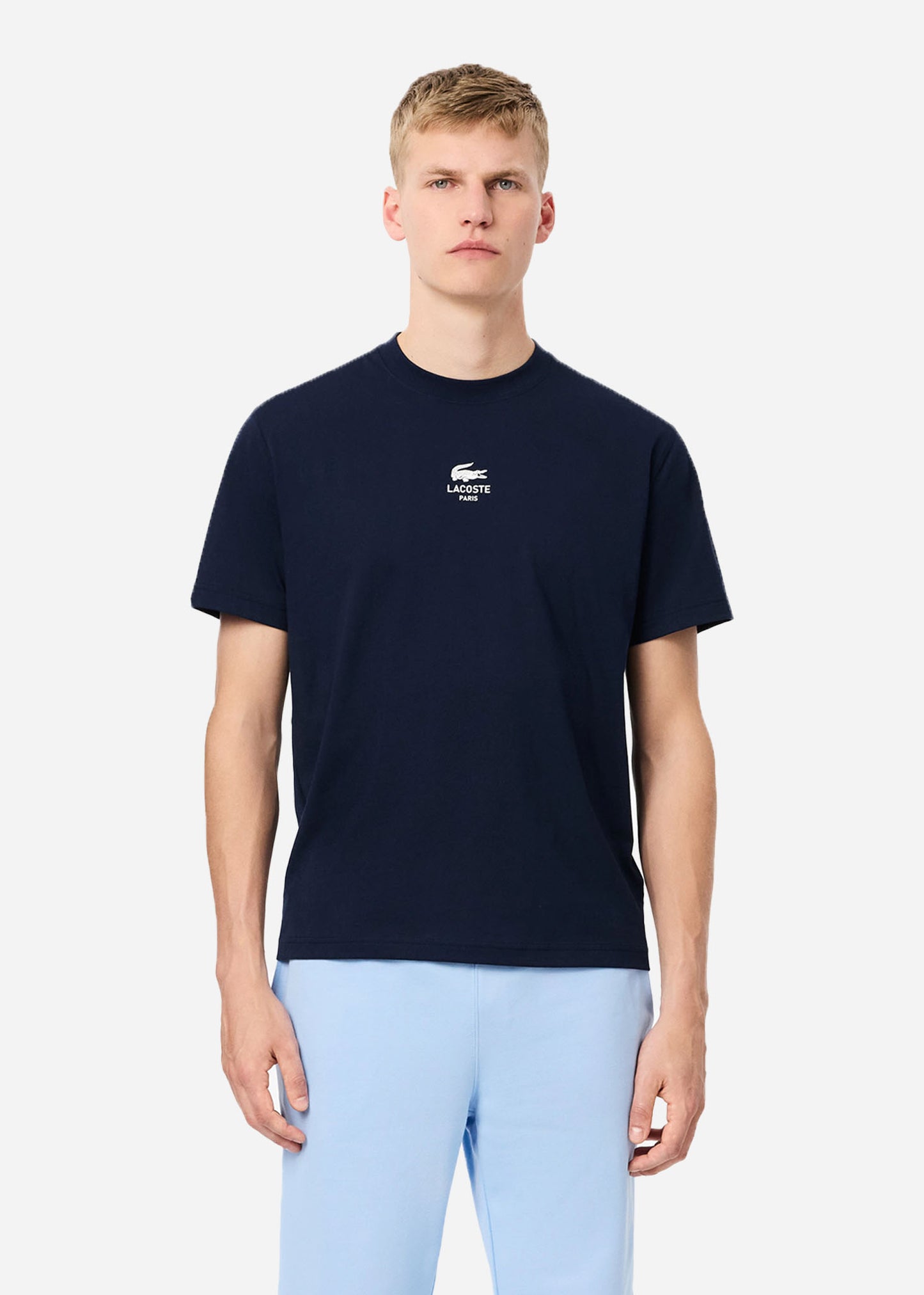 Lacoste T-shirts Tee shirt- navy blue